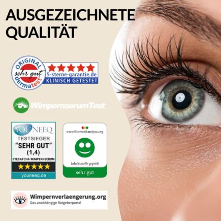 Eyecatcha Lashes Wimpernserum ausgezeichnete Qualität