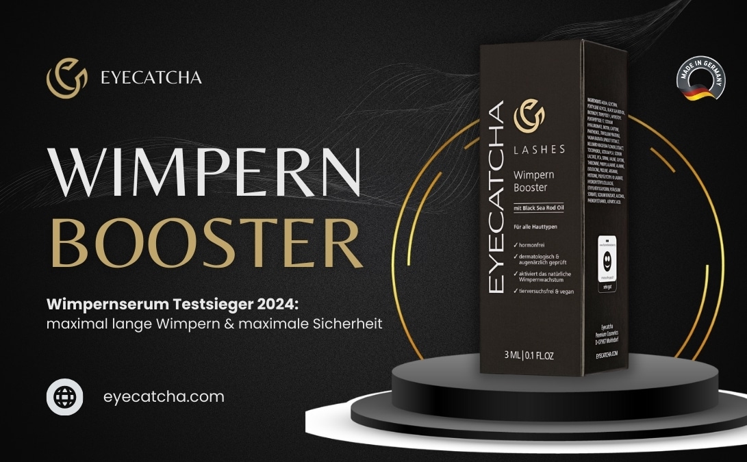 Wimpernserum Testsieger 2024 Eyecatcha Wimpern Booster Wimpernserum Testsieger 2024 Eyecatcha Wimpern Booster